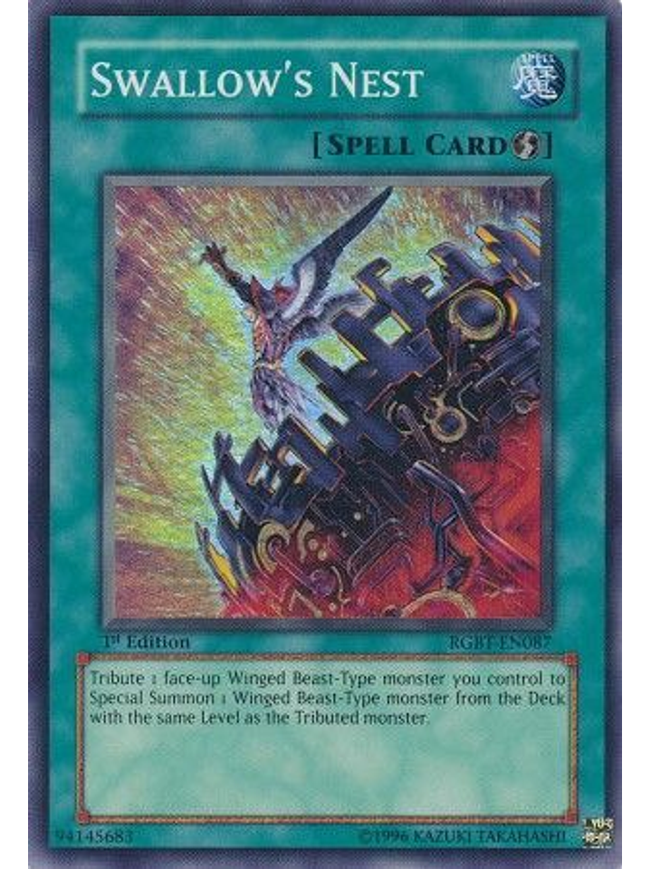Swallow's Nest - RGBT-EN087 - Super Rare 1st Edition 1
