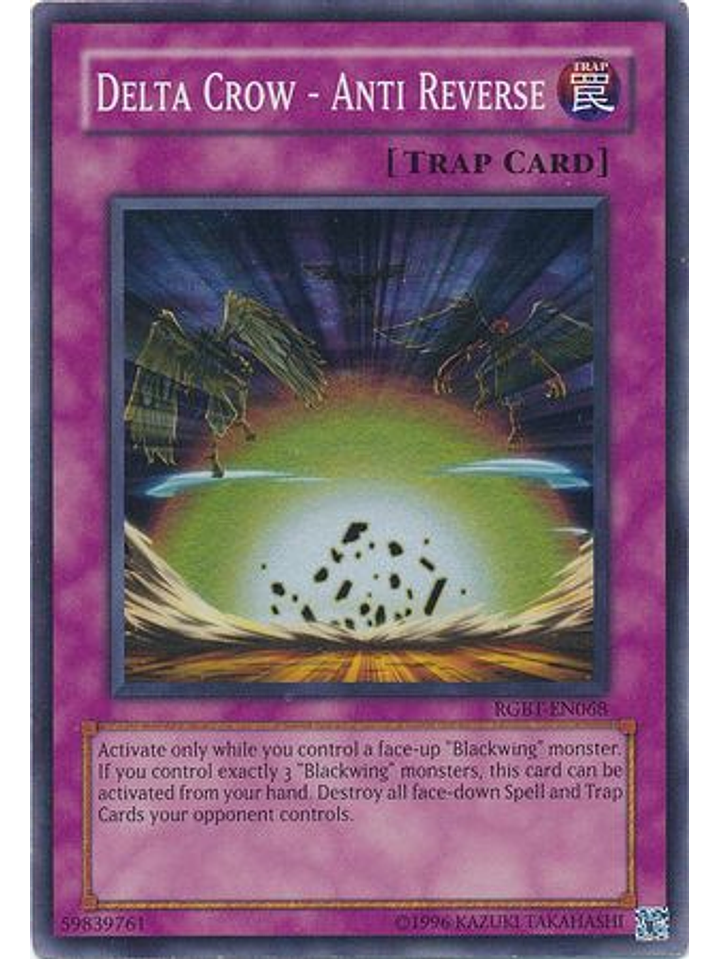 Delta Crow - Anti Reverse - RGBT-EN068 - Super Rare Unlimited 1