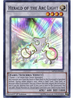 Herald of the Arc Light - MP15-EN164 - Super Rare 1st Edition