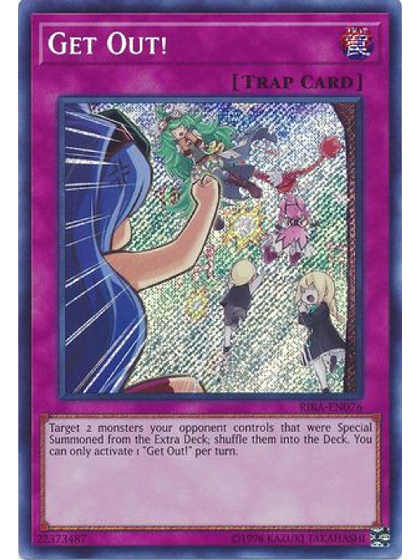 Get Out! - RIRA-EN076 - Secret Rare Unlimited 1