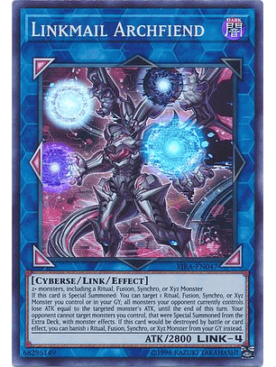 Linkmail Archfiend - RIRA-EN047 - Super Rare Unlimited