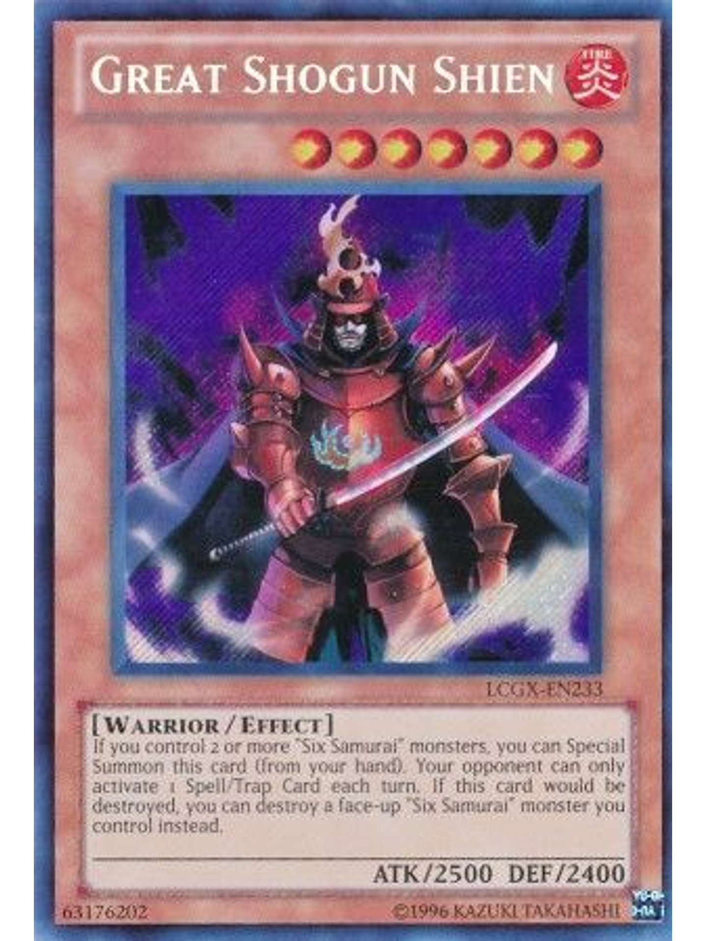 Great Shogun Shien - LCGX-EN233 - Secret Rare Unlimited 1