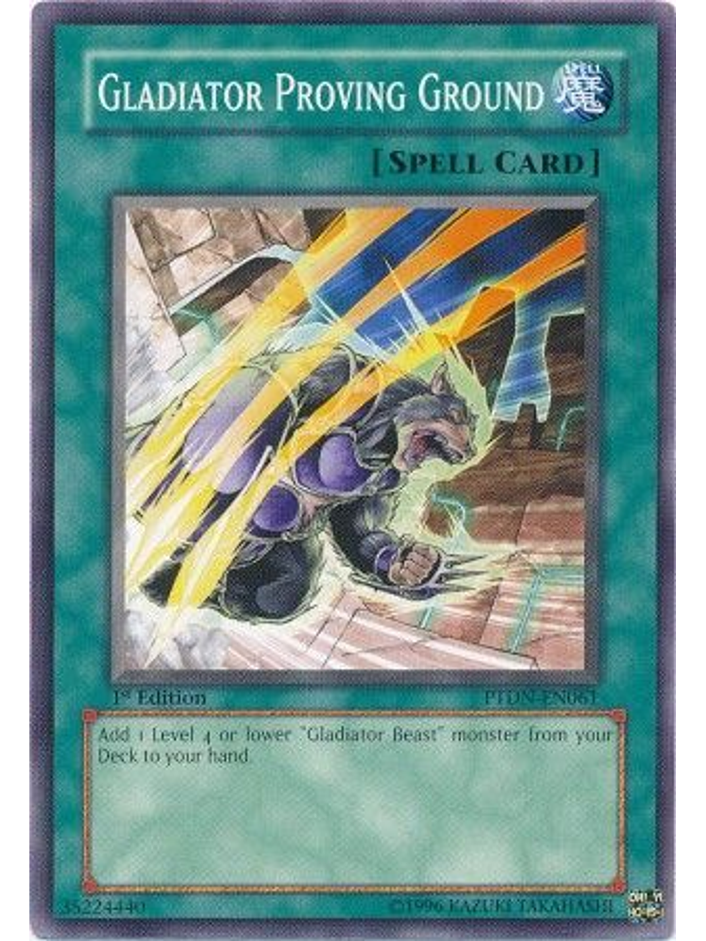 Gladiator Proving Ground - PTDN-EN061 - Common 1st Edition 1