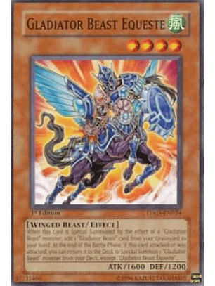 Gladiator Beast Equeste - TDGS-EN024 - Common 1st Edition