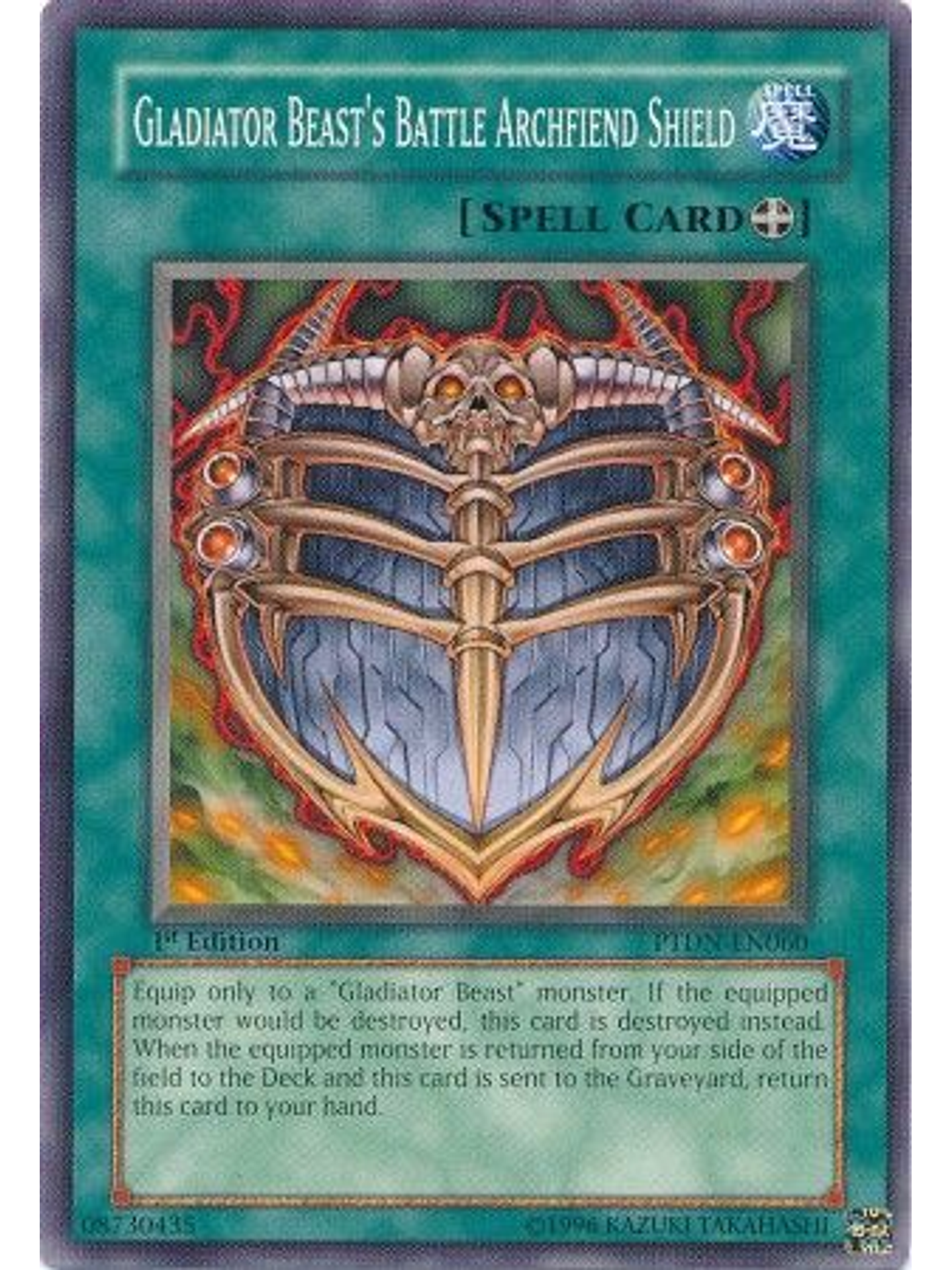 Gladiator Beast's Battle Archfiend Shield - PTDN-EN060 - Common 1st Edition 1