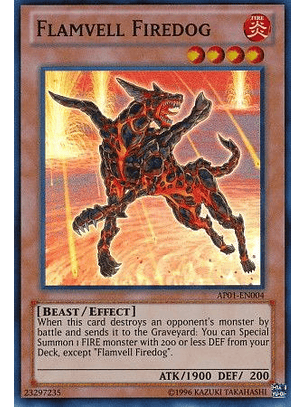 Flamvell Firedog - AP01-EN004 - Super Rare