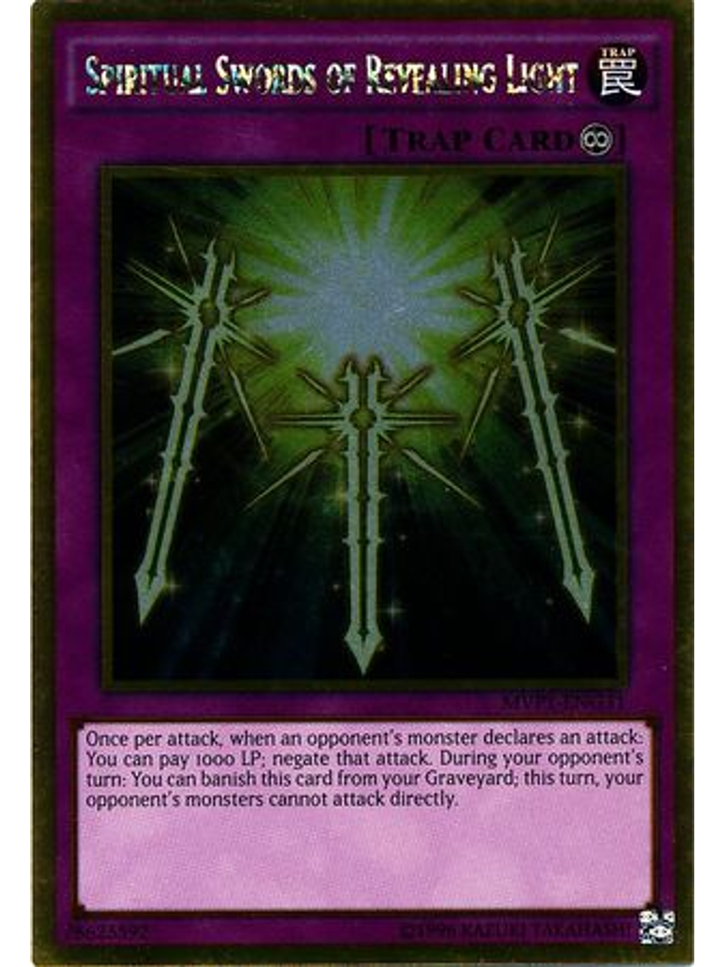 Spiritual Swords of Revealing Light - MVP1-ENG31 - Gold Rare Unlimited 1