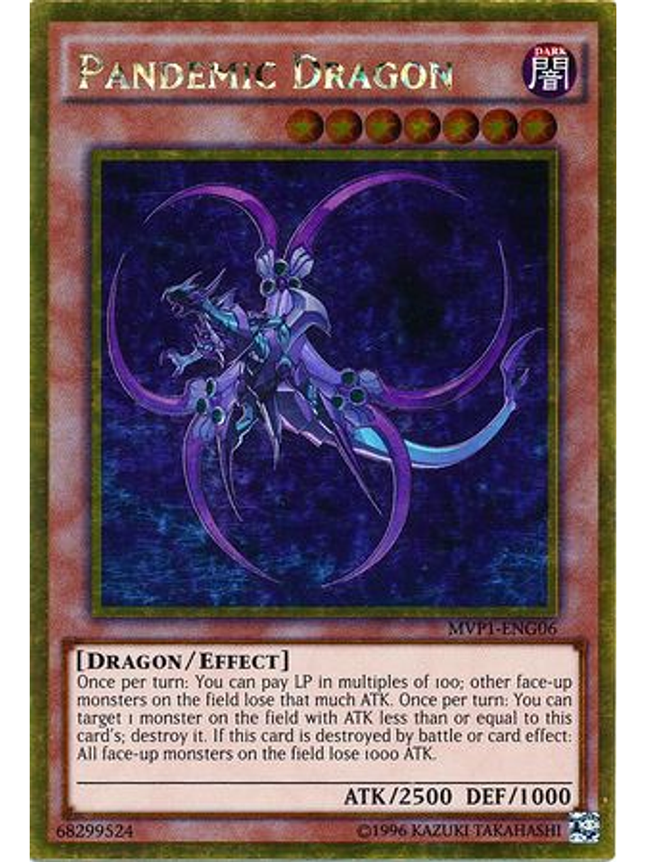 Pandemic Dragon - MVP1-ENG06 - Gold Rare Unlimited 1