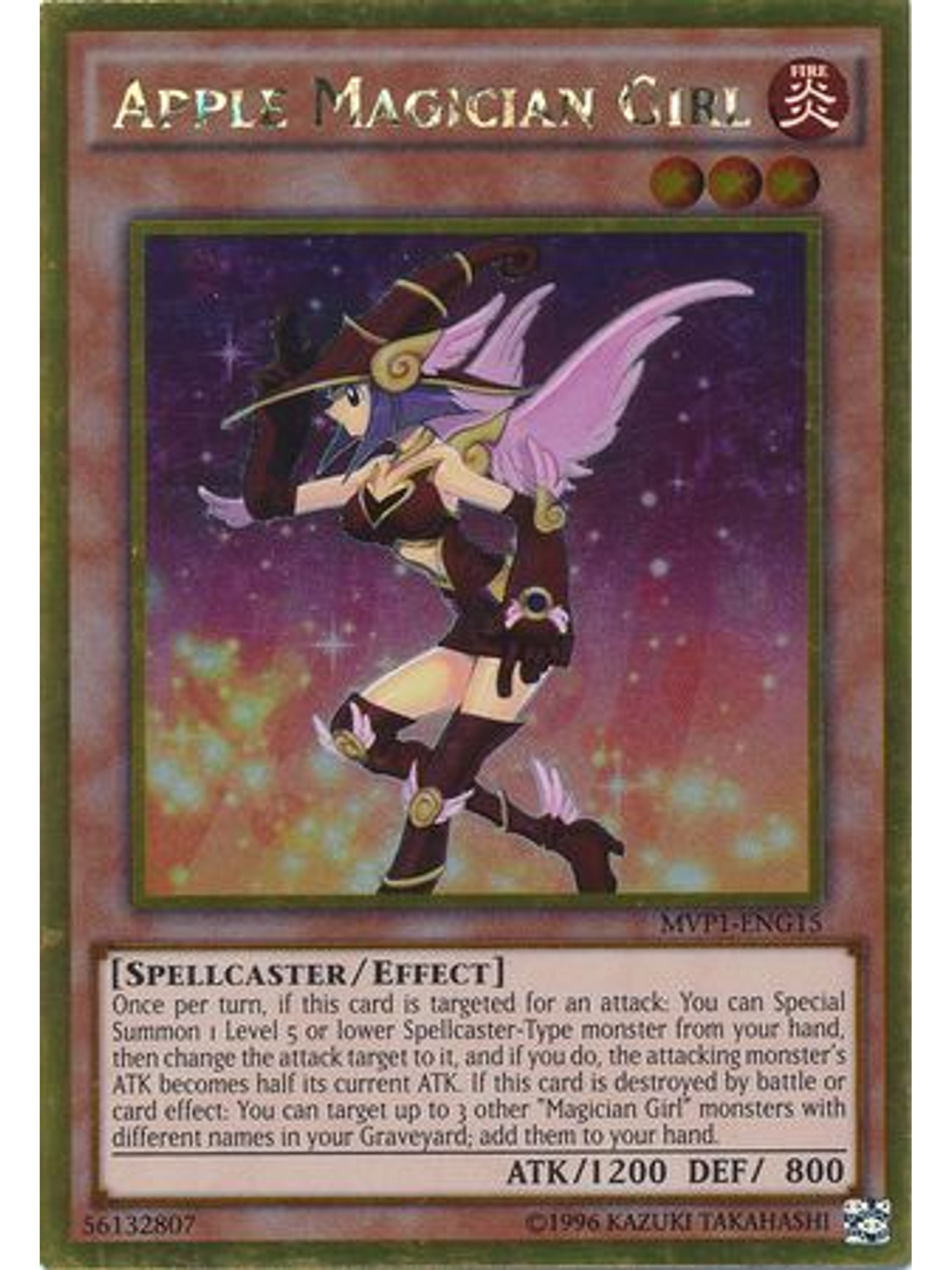 Apple Magician Girl - MVP1-ENG15 - Gold Rare Unlimited 1