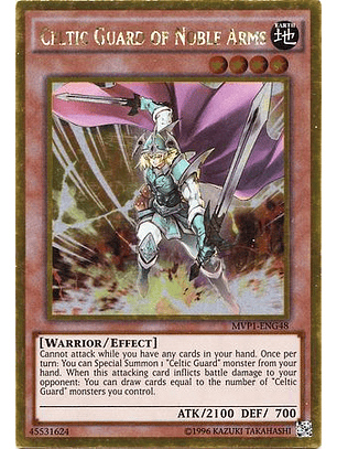 Celtic Guard of Noble Arms - MVP1-ENG48 - Gold Rare Unlimited