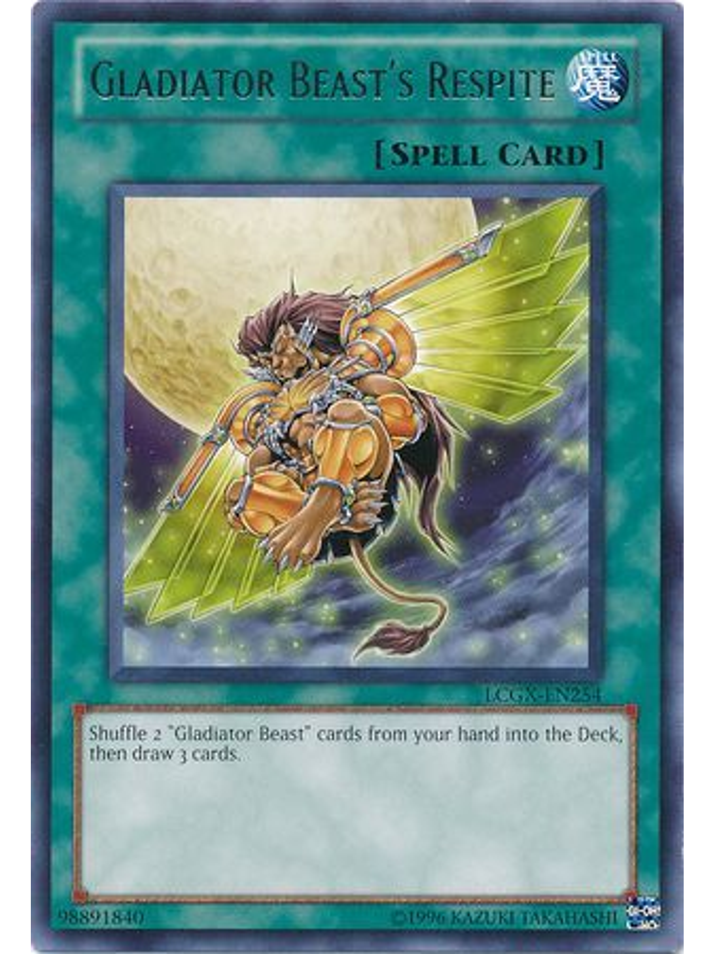 Gladiator Beast's Respite - LCGX-EN254 - Rare Unlimited 1