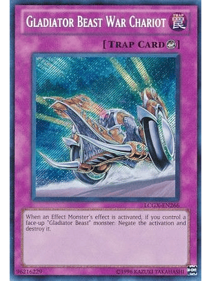 Gladiator Beast War Chariot - LCGX-EN266 - Secret Rare Unlimited
