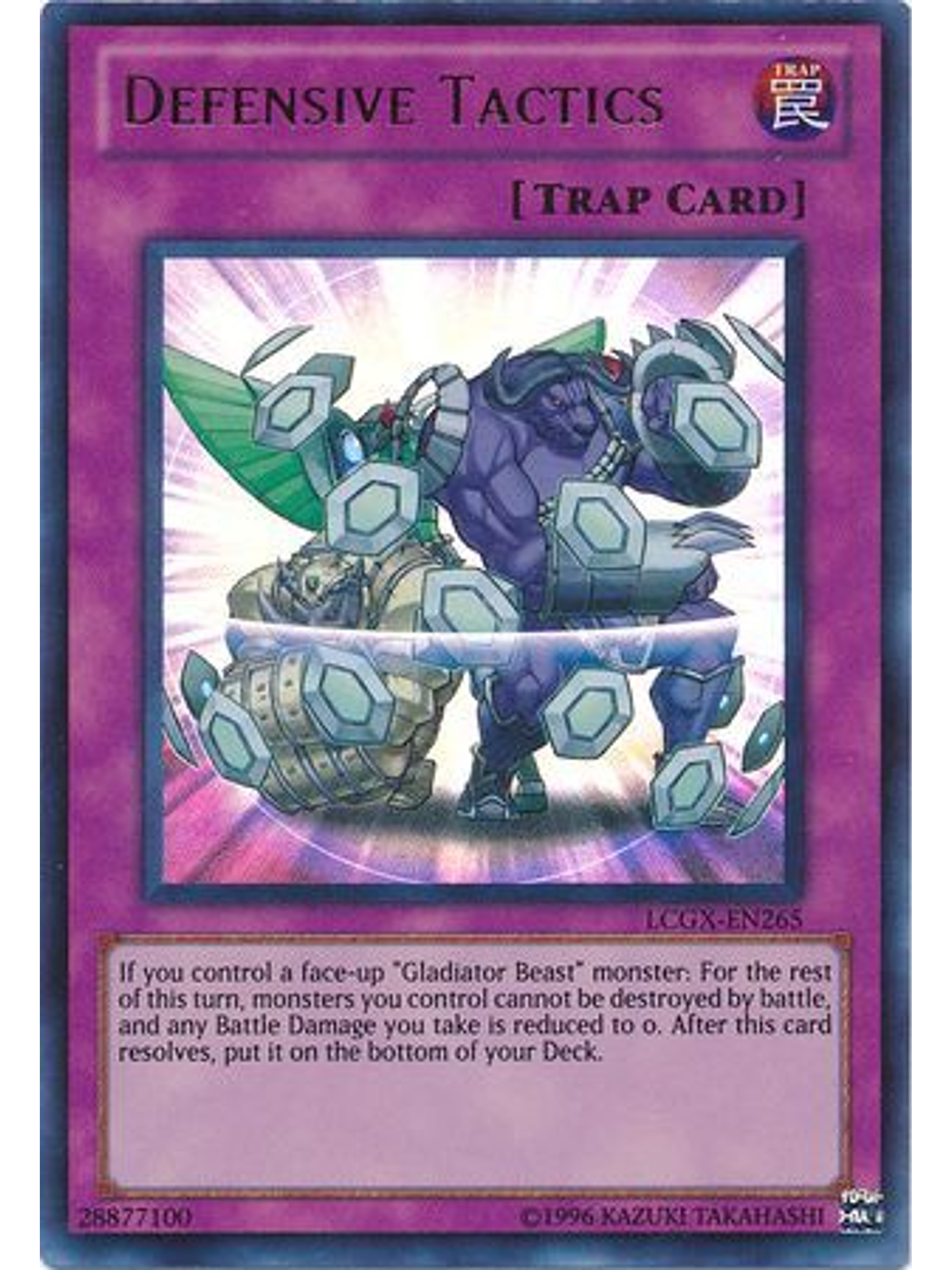 Defensive Tactics - LCGX-EN265 - Ultra Rare Unlimited 1