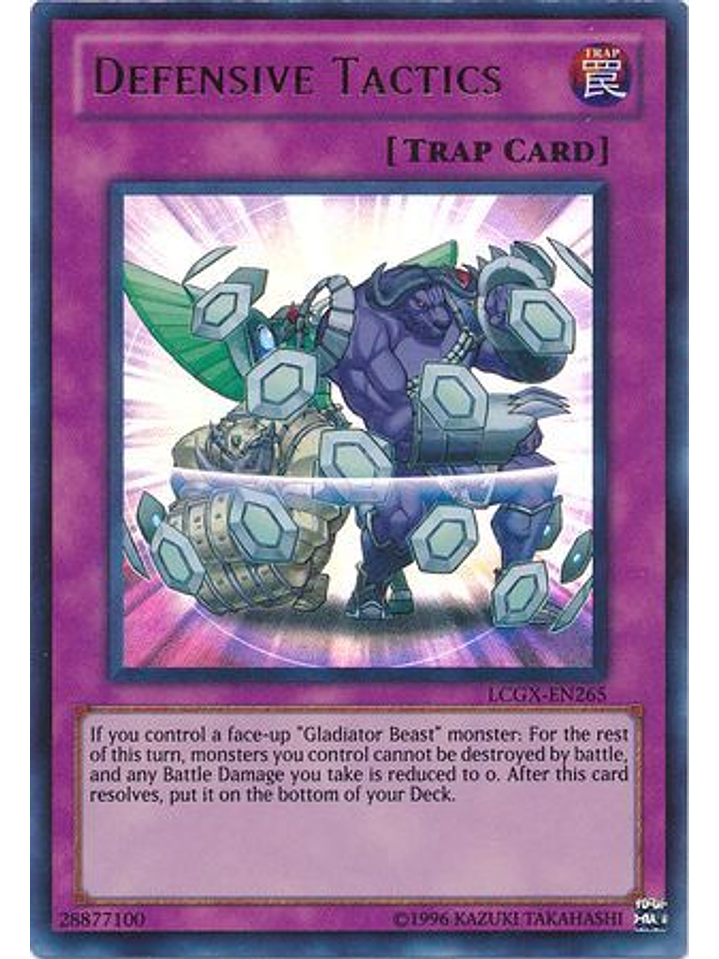 Defensive Tactics - LCGX-EN265 - Ultra Rare Unlimited 1