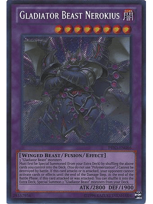 Gladiator Beast Nerokius - PRIO-EN086 - Secret Rare Unlimited