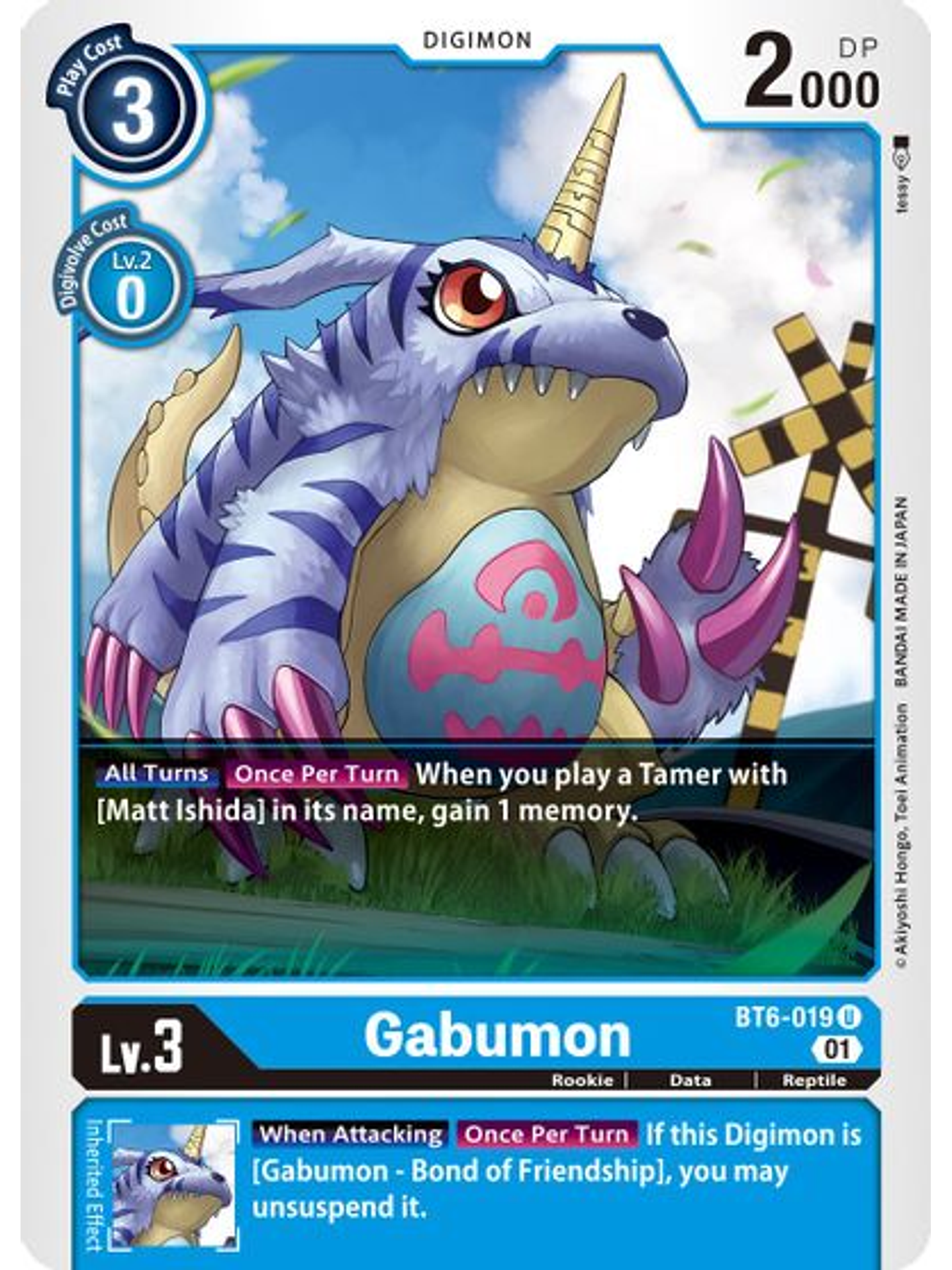 BT6-019 U Gabumon 1