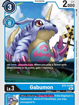 BT6-019 U Gabumon