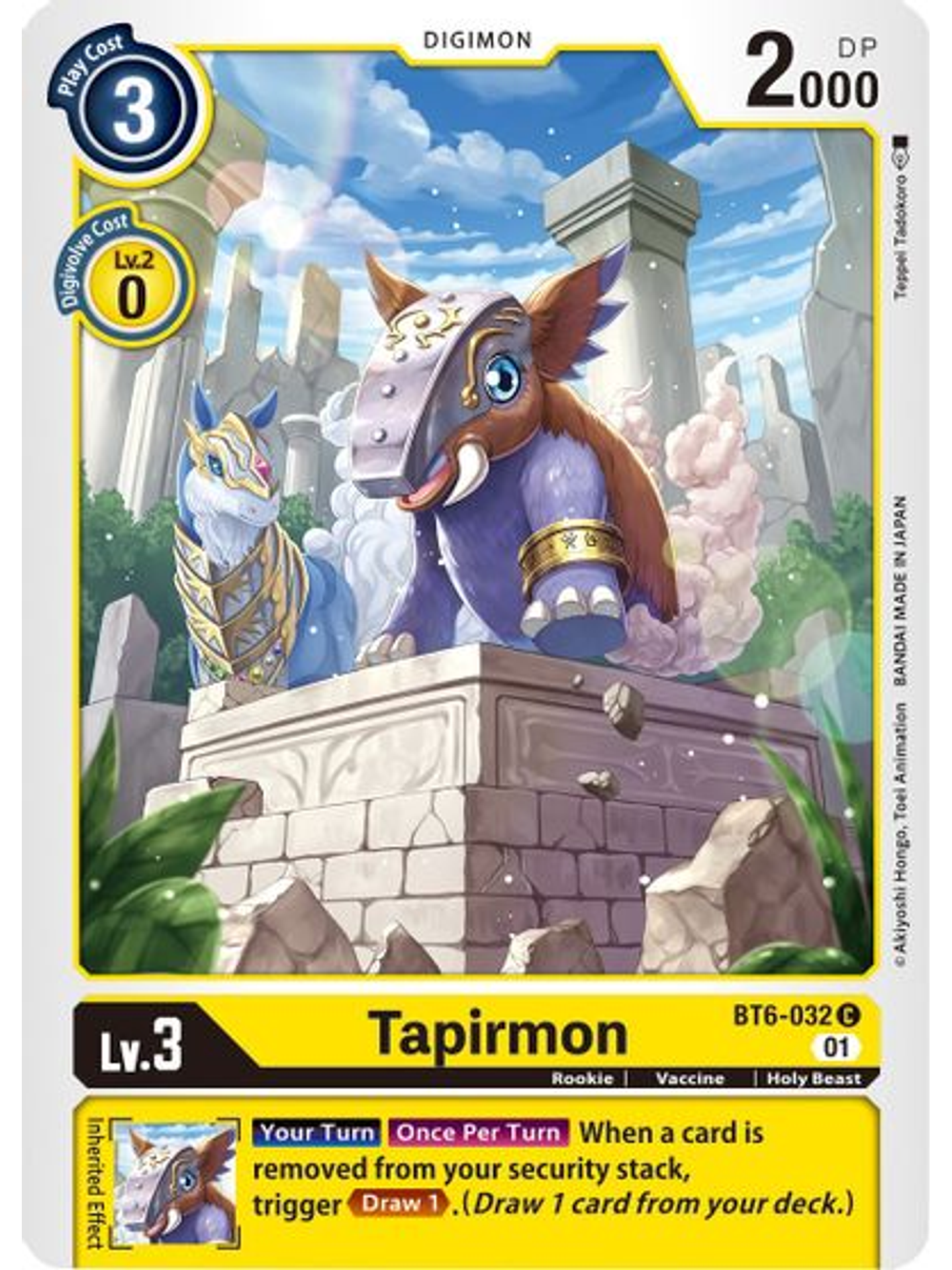 BT6-032 C Tapirmon 1