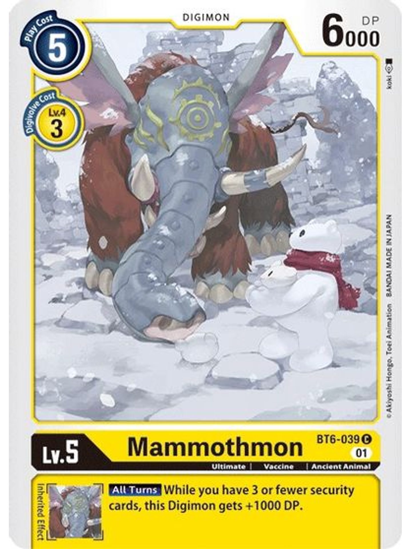 BT6-039 C Mammothmon 1