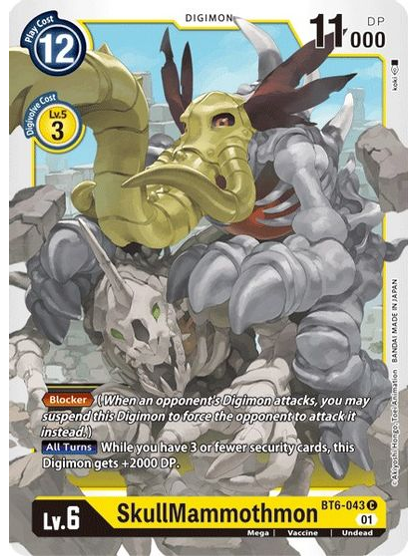 BT6-043 C SkullMammothmon 1