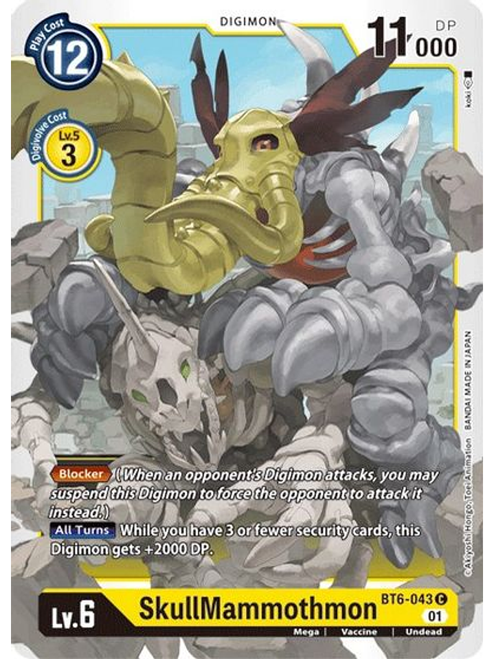 BT6-043 C SkullMammothmon 1