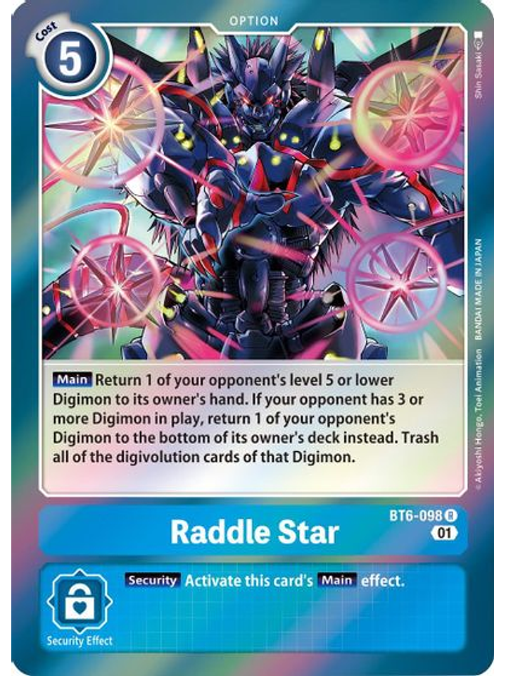 BT6-098 R Raddle Star 1