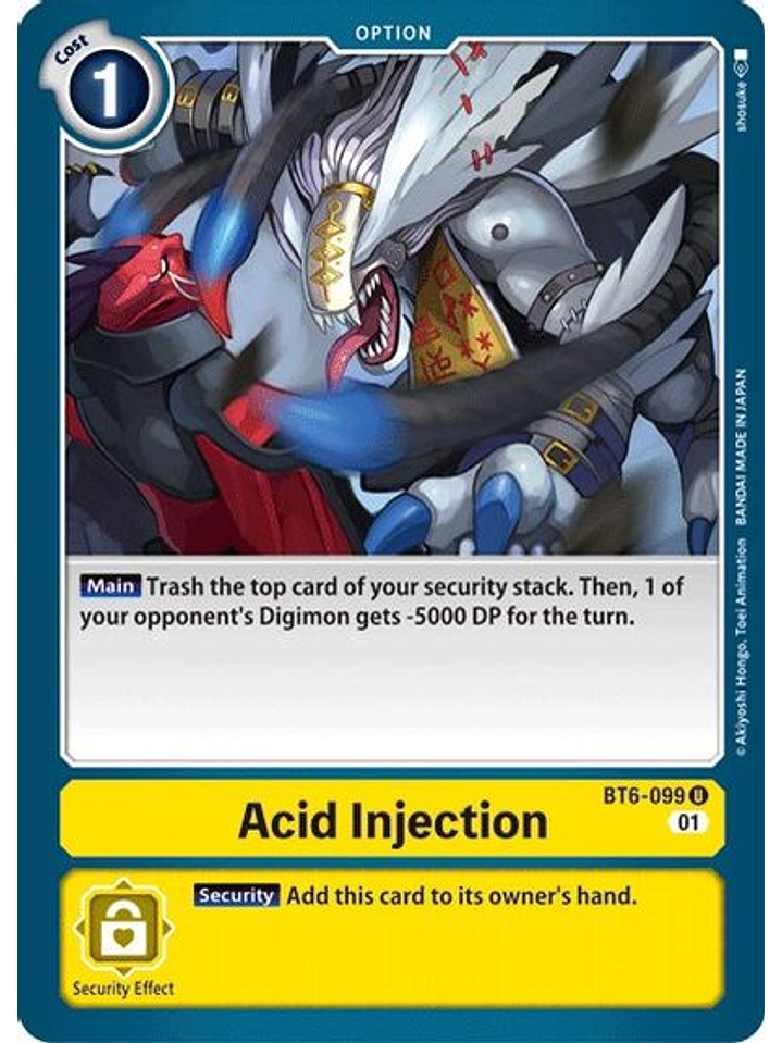 BT6-099 U Acid Injection 1