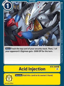 BT6-099 U Acid Injection