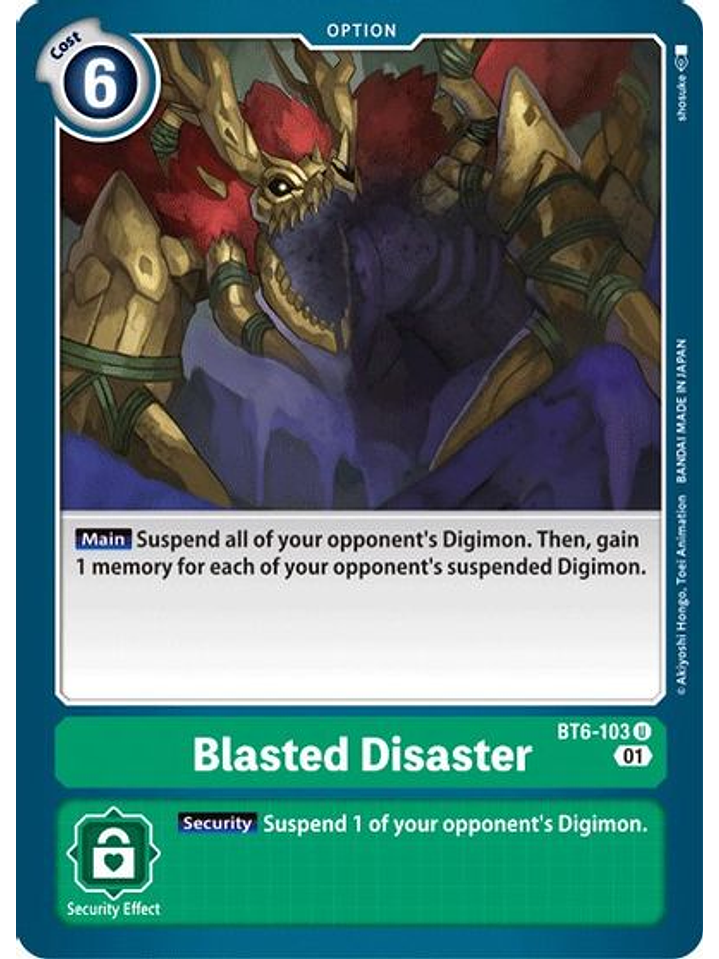 BT6-103 U Blasted Disaster 1