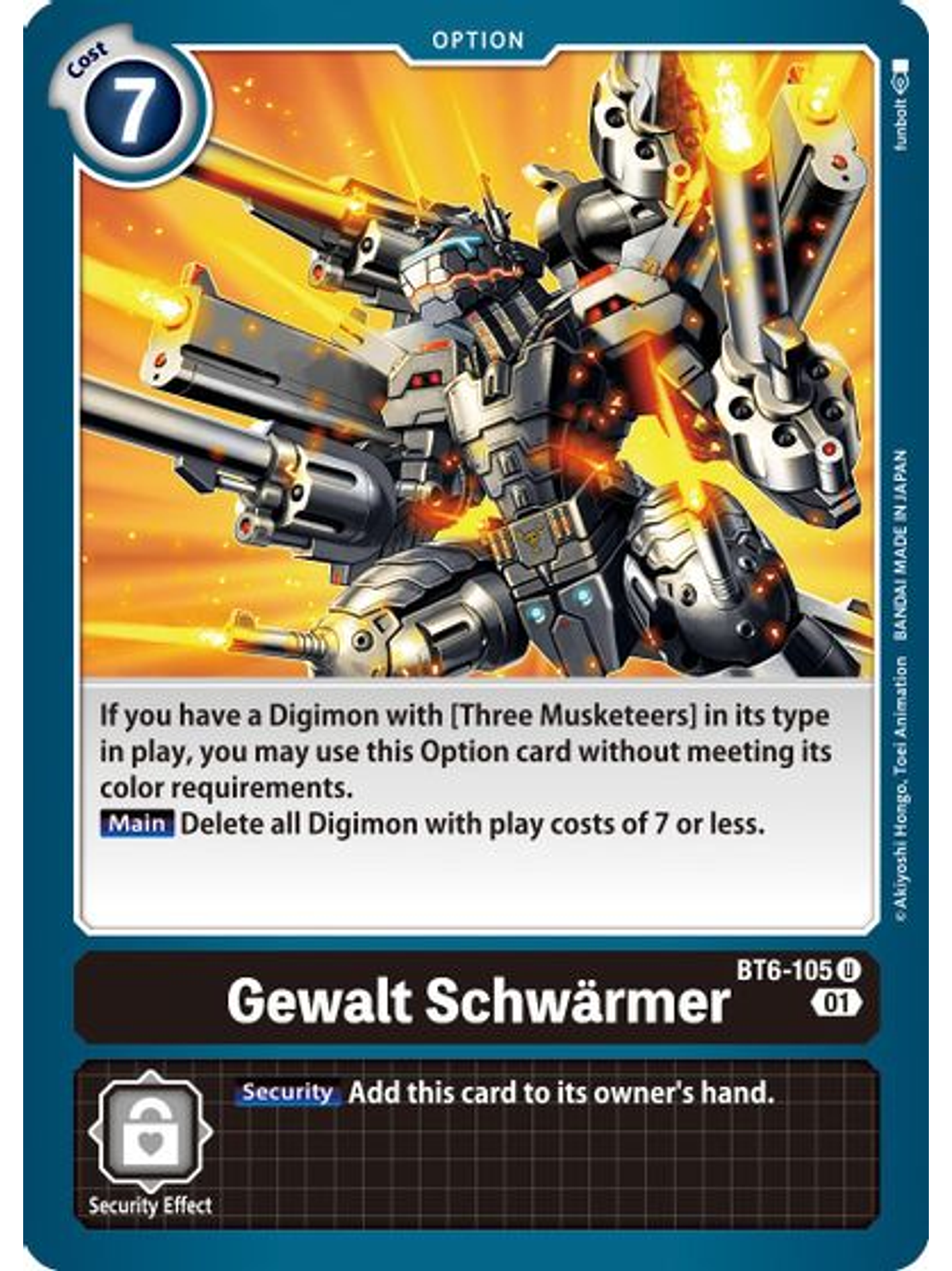 BT6-105 U Gewalt Schwärmer 1