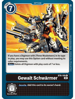 BT6-105 U Gewalt Schwärmer