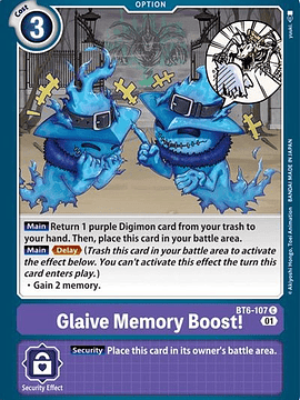 BT6-107 C Glaive Memory Boost!