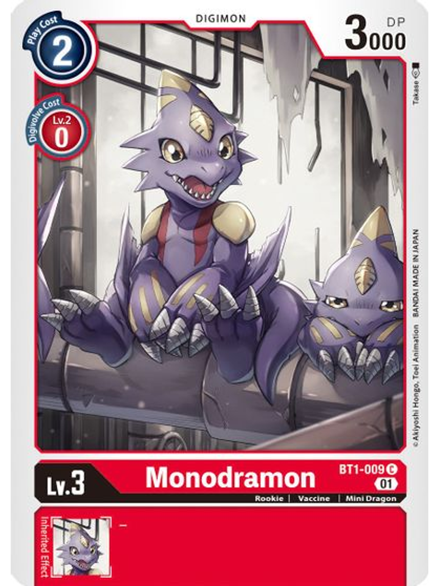 BT1-009 C Monodramon (Alternate Art) (ST7) 1