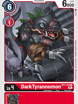 BT1-019 C DarkTyrannomon (Alternate Art) (ST7)