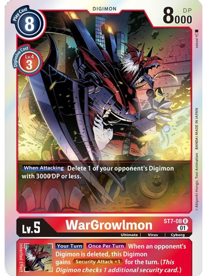 ST7-08 R WarGrowlmon 1