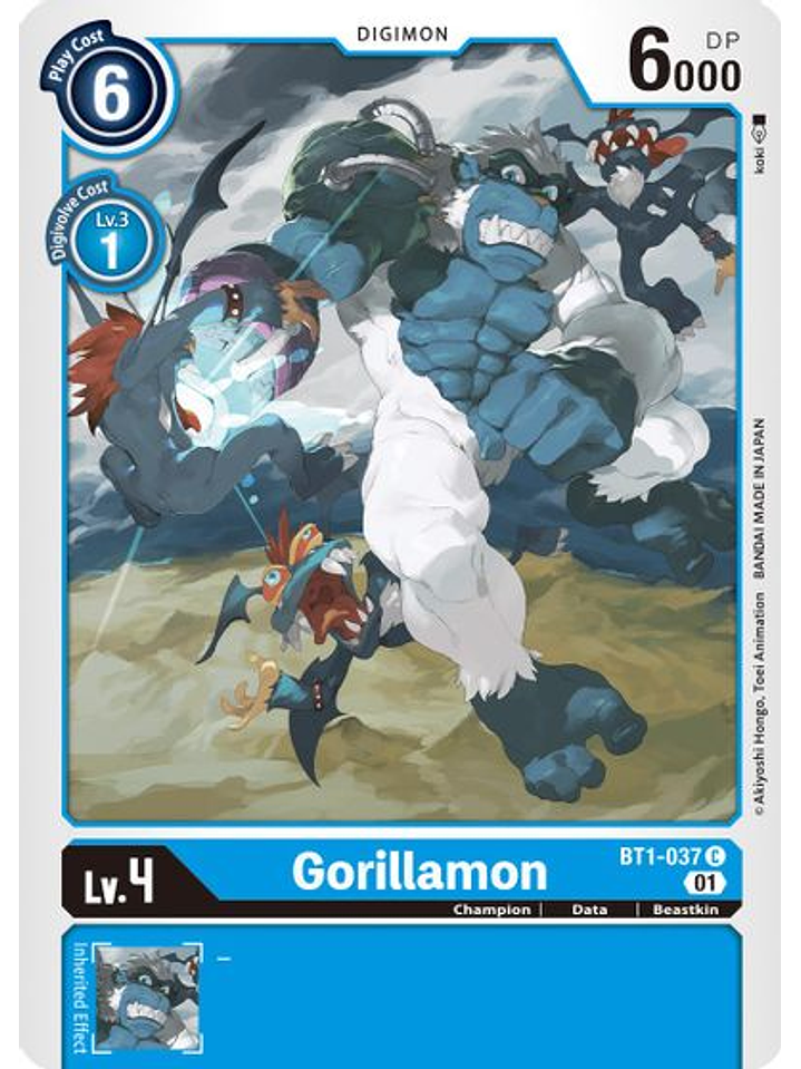 BT1-037 C Gorillamon (Alternate Art) (ST8) 1
