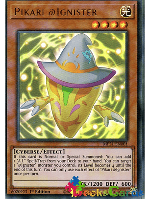 Pikari @Ignister - MP21-EN001 - Ultra Rare 1st Edition