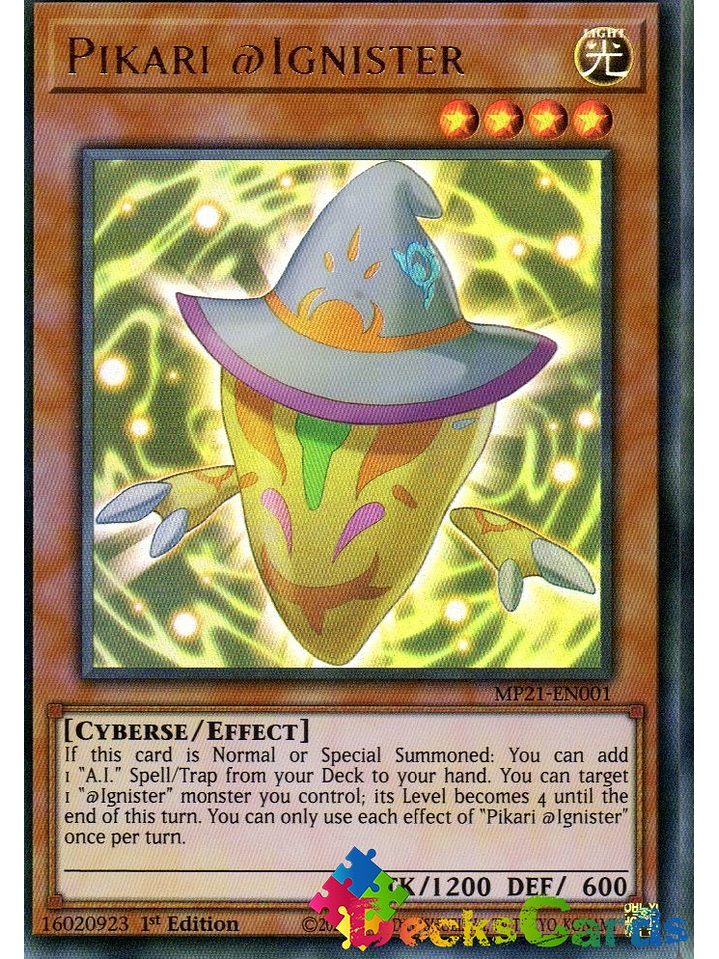 Pikari @Ignister - MP21-EN001 - Ultra Rare 1st Edition 1