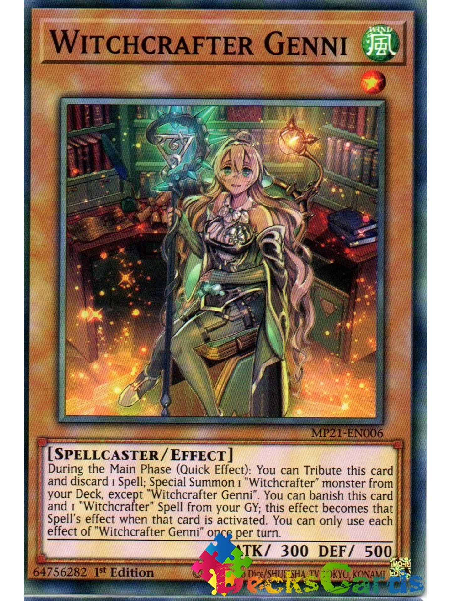 Witchcrafter Genni - MP21-EN006 - Common 1st Edition 1