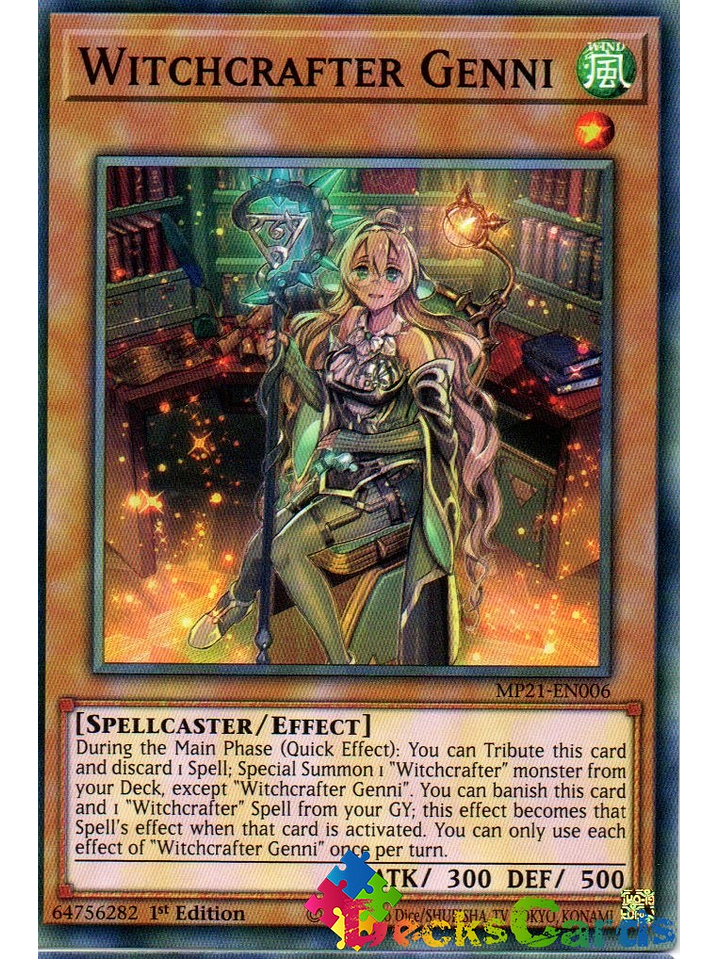Witchcrafter Genni - MP21-EN006 - Common 1st Edition 1