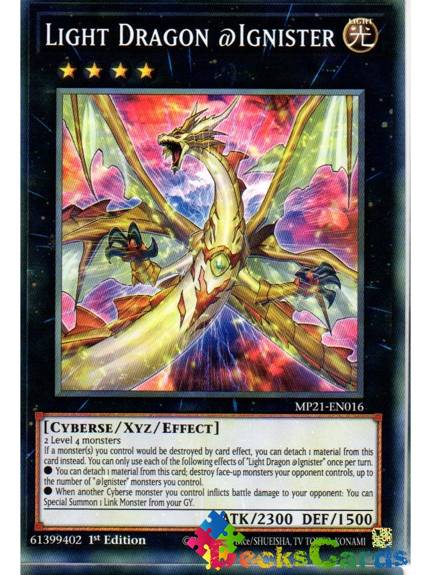 Light Dragon @Ignister - MP21-EN016 - Common 1st Edition 1