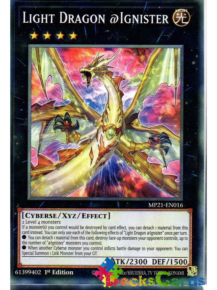 Light Dragon @Ignister - MP21-EN016 - Common 1st Edition 1
