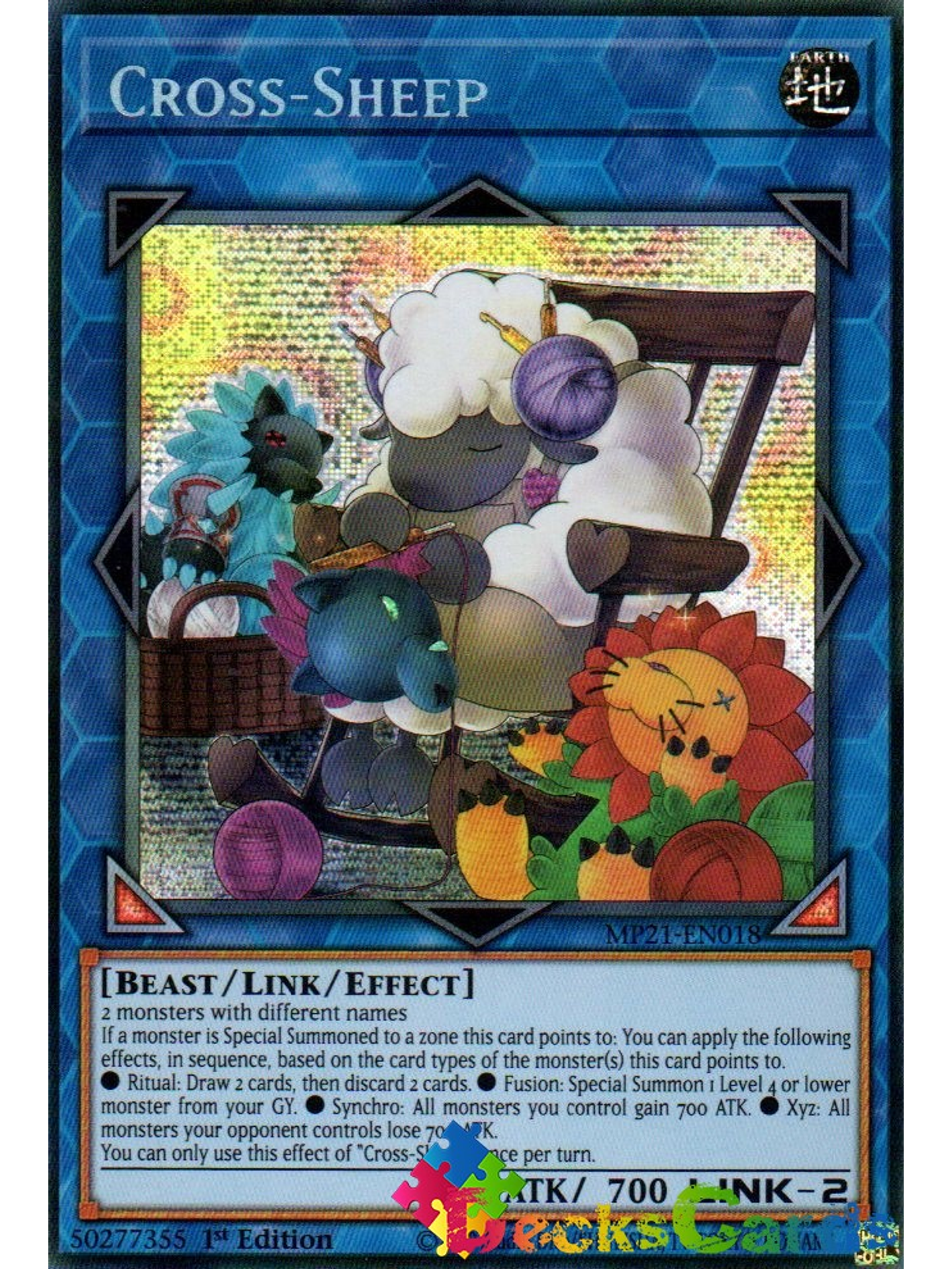 Cross-Sheep - MP21-EN018 - Prismatic Secret Rare 1st Edition 1