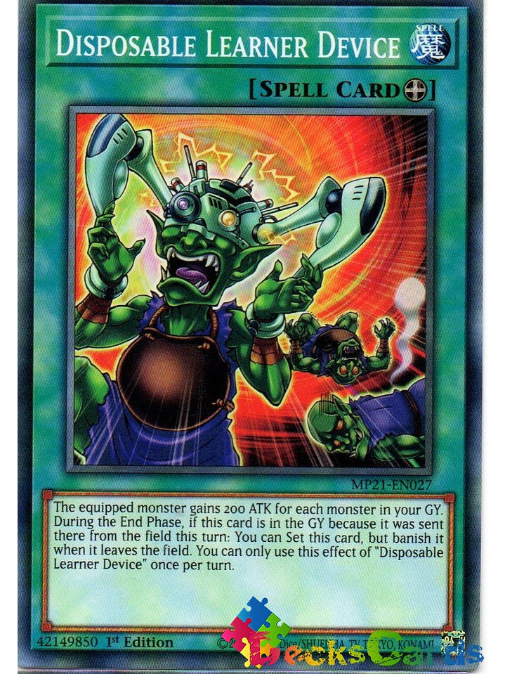 Disposable Learner Device - MP21-EN027 - Common 1st Edition 1