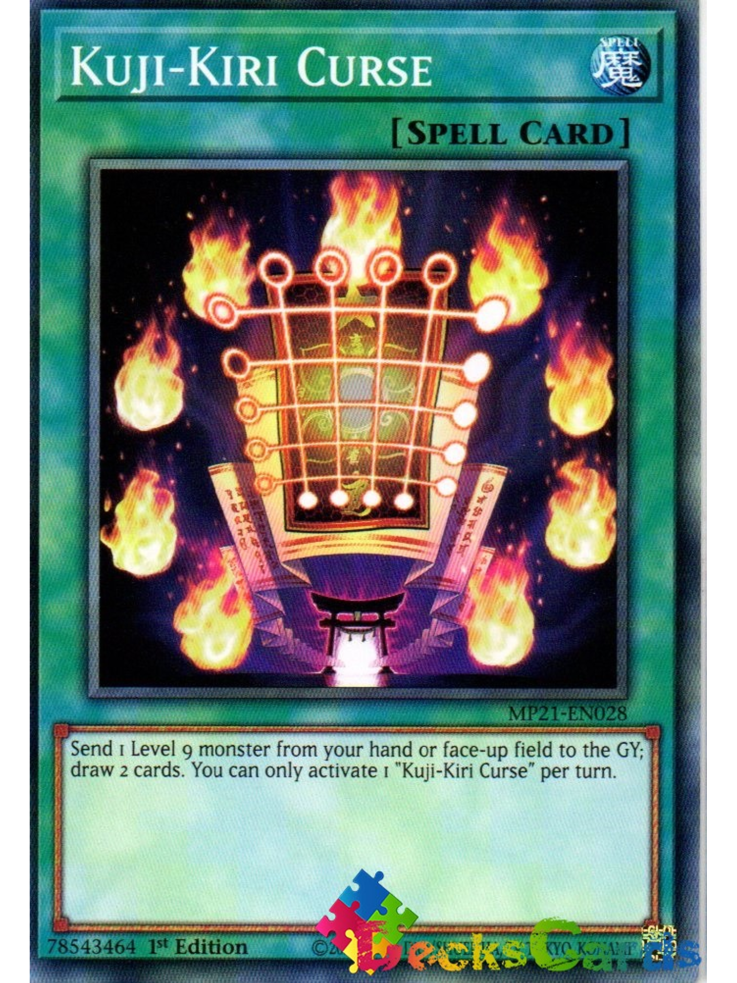 Kuji-Kiri Curse - MP21-EN028 - Common 1st Edition 1