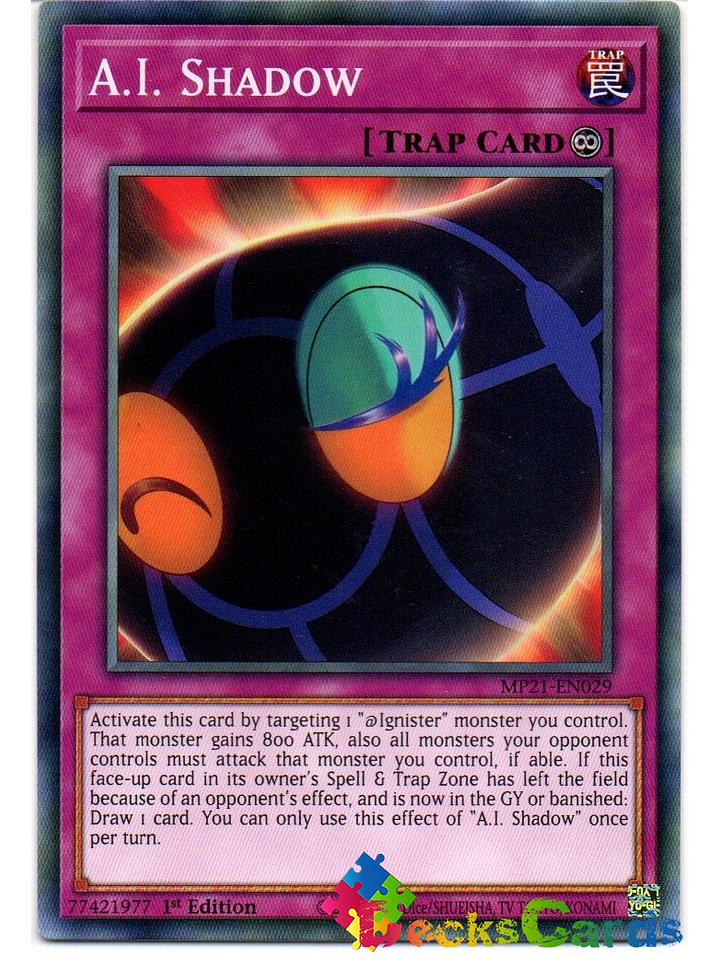 A.I. Shadow - MP21-EN029 - Common 1st Edition 1