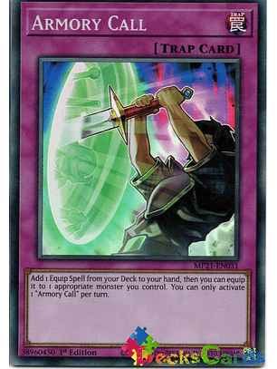 Armory Call - MP21-EN031 - Super Rare 1st Edition