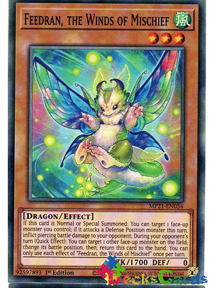 Feedran, the Winds of Mischief - MP21-EN034 - Common 1st Edition
