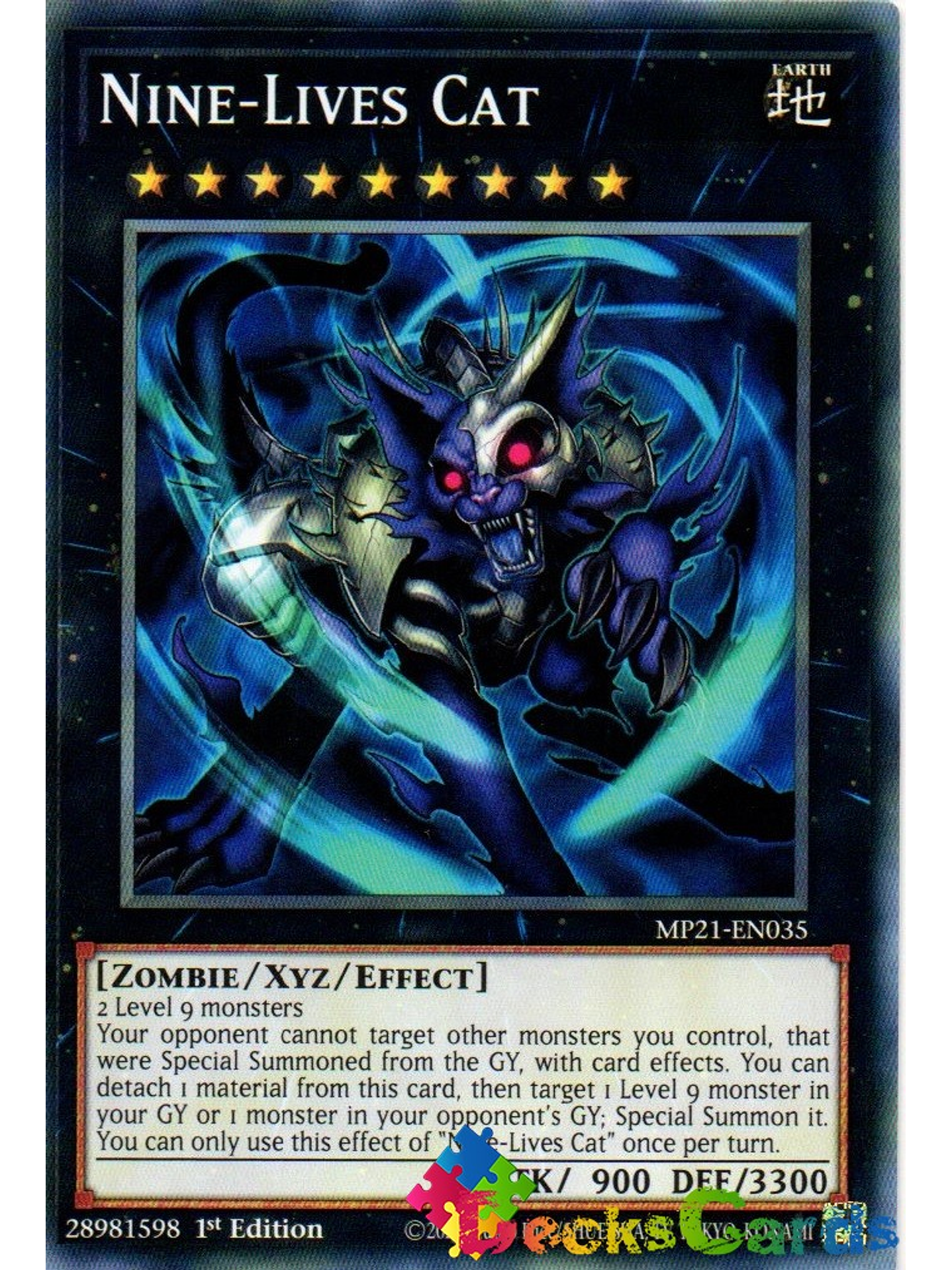 Nine-Lives Cat - MP21-EN035 - Common 1st Edition 1