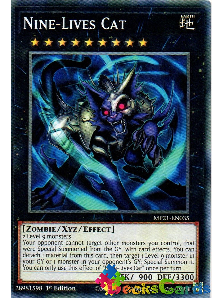 Nine-Lives Cat - MP21-EN035 - Common 1st Edition 1